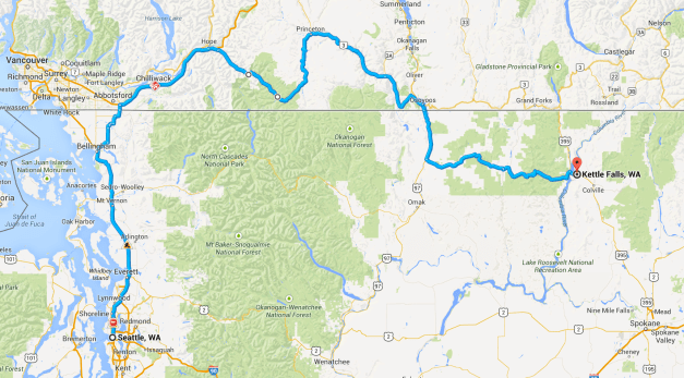 Day 1 route