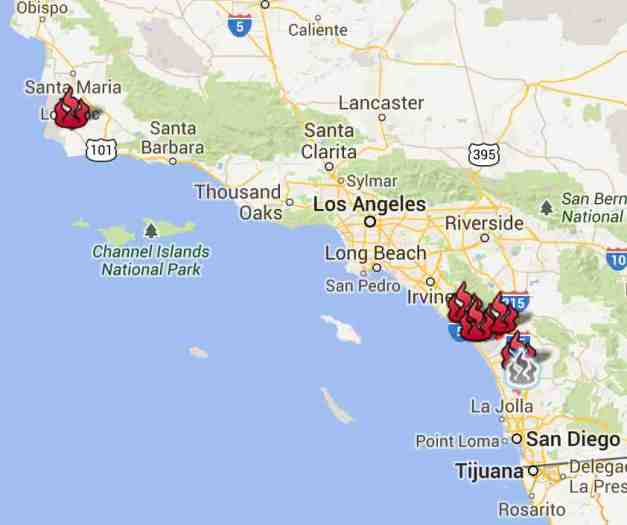 wildfire map low res