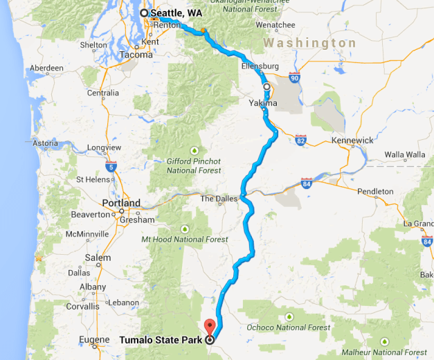 Day 1 route