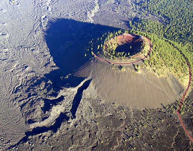 Lava Butte Arial Photo