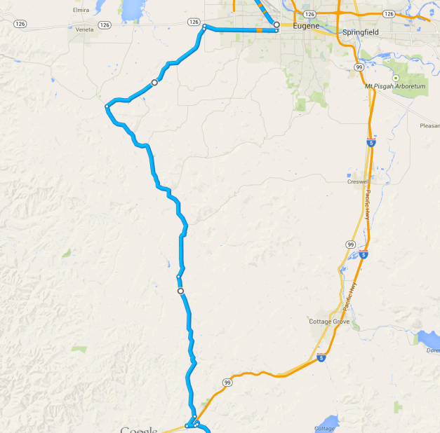 Territorial Hwy route