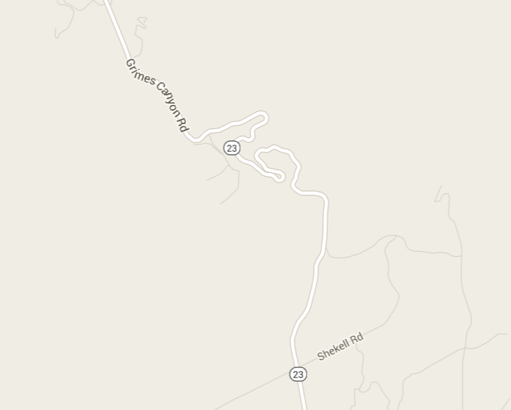 Grimes Canyon Rd (Hwy 23)