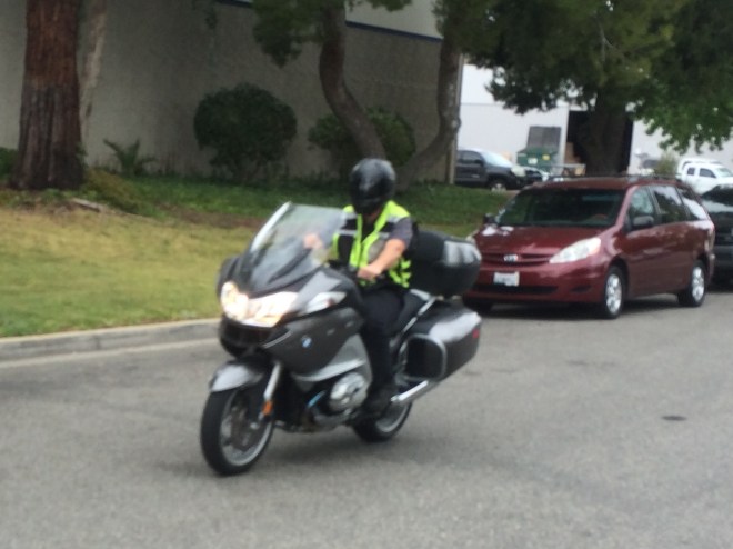 My R1200RT being test ridden