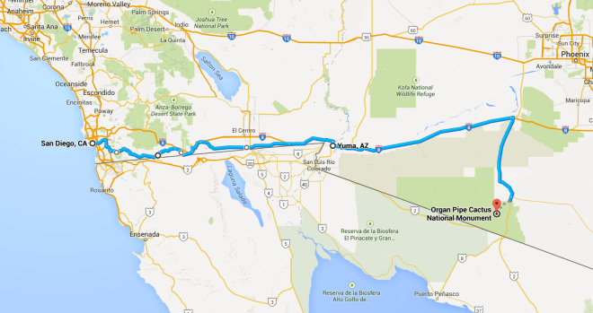 Day 15 Route