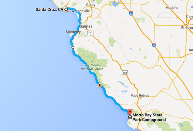 Day 8 Route