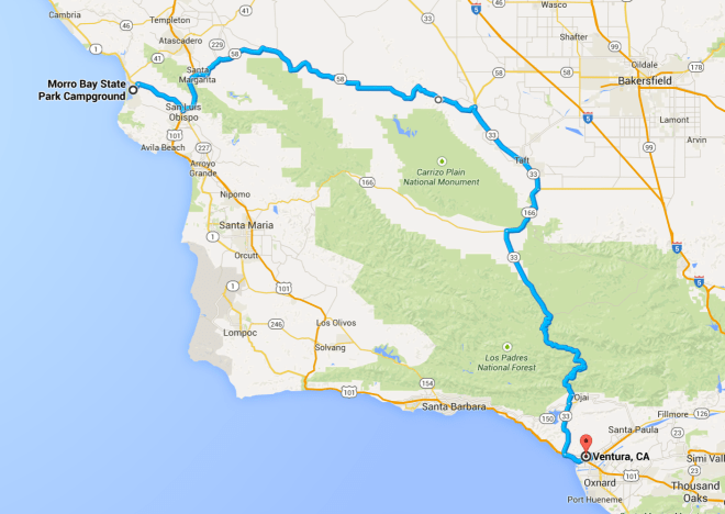 Day 9 Route