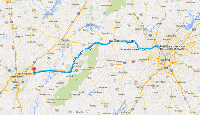 Day 46 Route