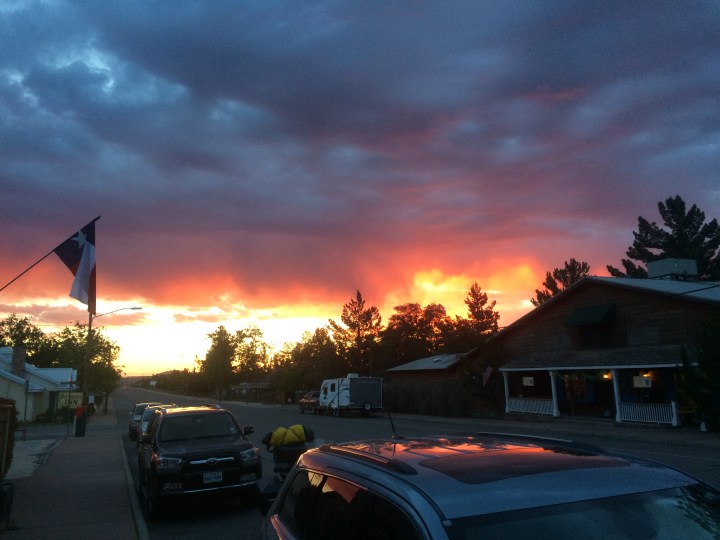 Sunrise in Fort Davis, TX