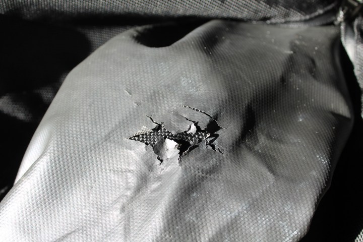 Torn waterproofing inside the Bestem 