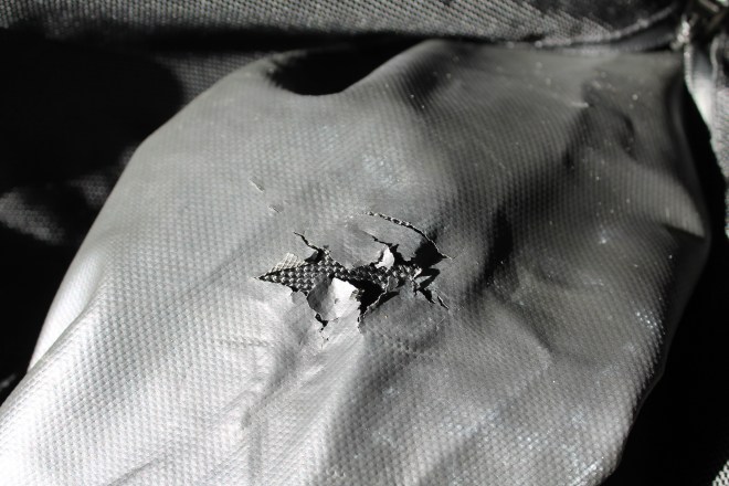 Torn waterproofing inside the Bestem