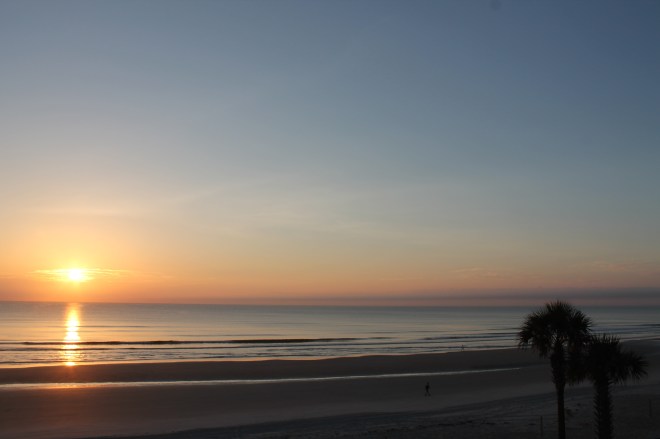 Sunrise over Daytona Beach, Florida