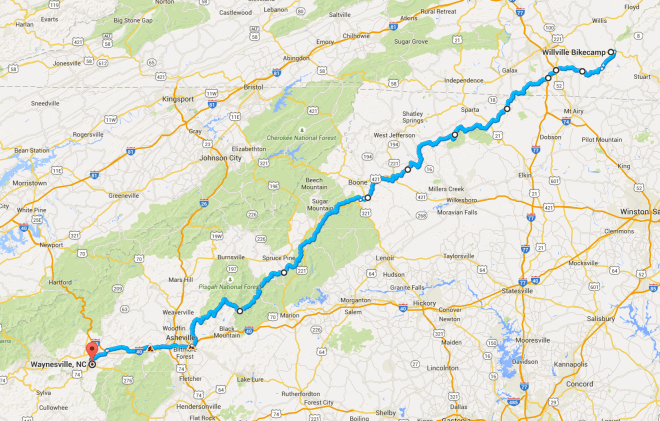 Day 43 Route