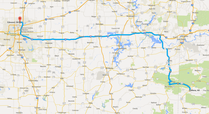 Day 54 Route