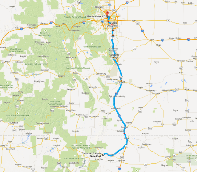 Day 58 Route