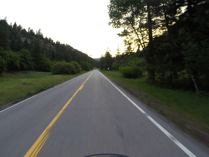 Heading east on Hwy 64