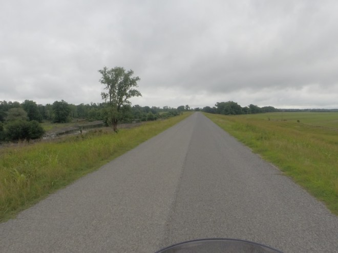 A highway on top of a levee?