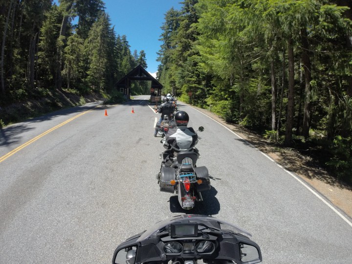 Park entrance at Sunrise