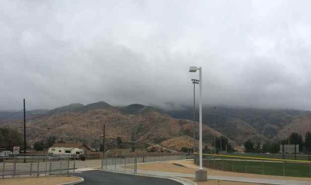 Clouds covering San Jacinto Mountain