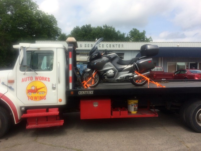 Unhappy motorcycle