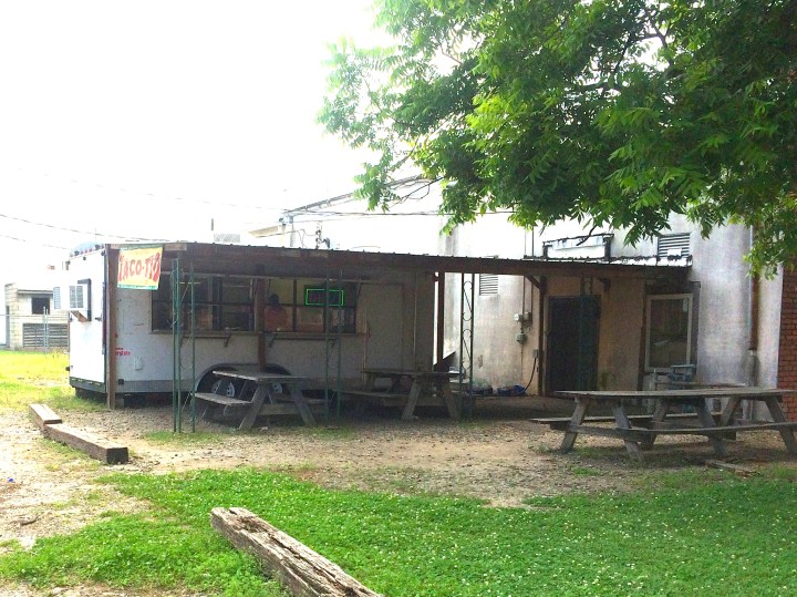 Lunch stop at Taco Tio in Heavener, OK
