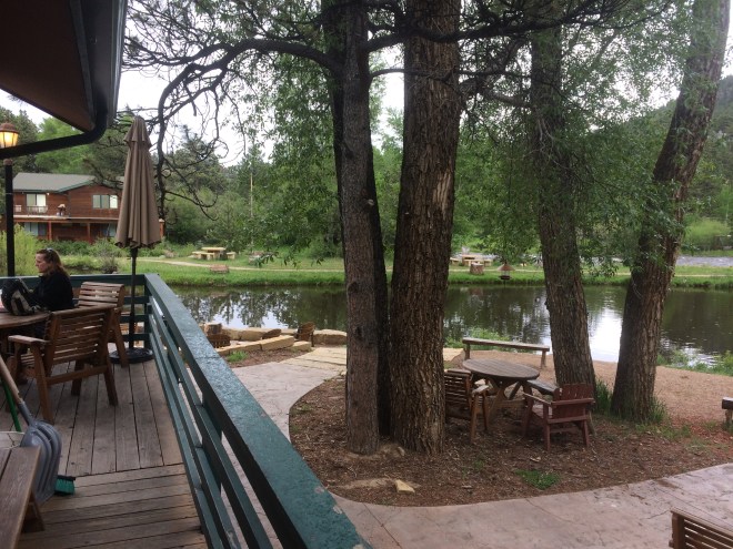 Breakfast at Coffee on the Rocks, Estes Park, CO