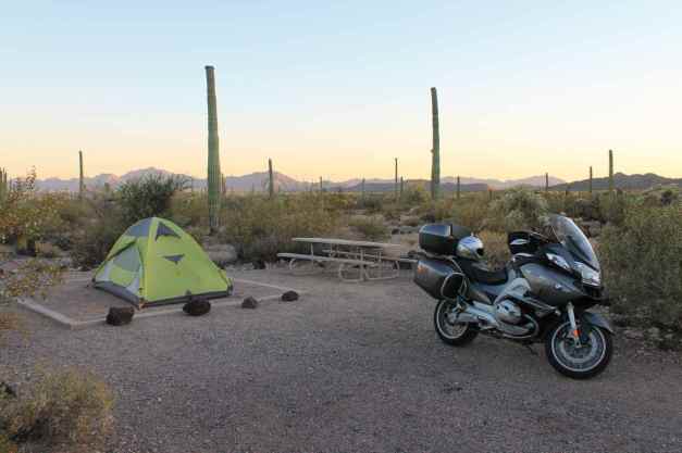 Camp at Organ Pipe Cactus Natl Monument