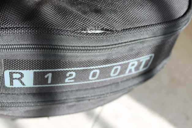 Tear in the tank bag