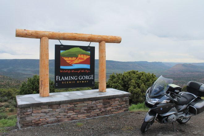 Flaming Gorge scenic viewpoint off Hwy 191