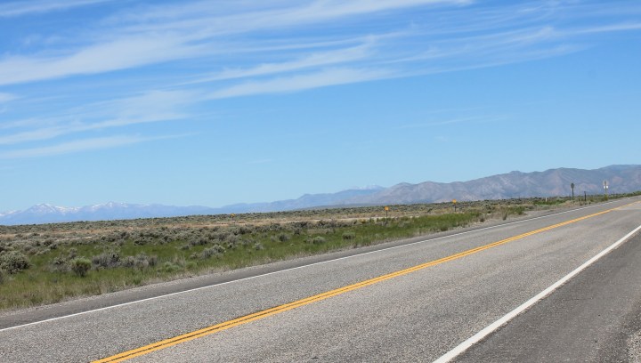 Riding through the Snake River Plateau on Hwy 20