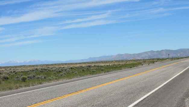 Riding through the Snake River Plateau on Hwy 20