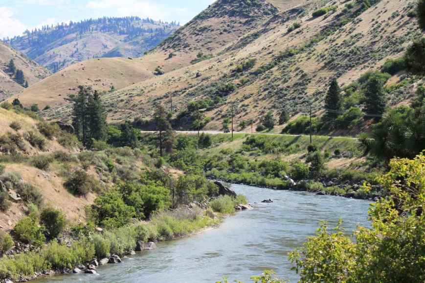 Payette River along Highway 55