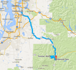 Meetup Group Ride to Sunrise - map