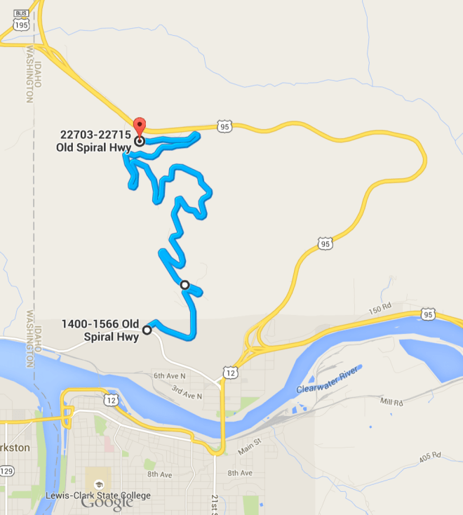 Old Spiral Highway, Lewiston Idaho