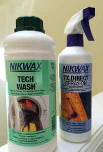 Nikwax Tech Wash and Spray-on Waterproofing
