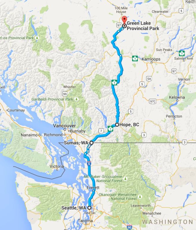 Day 1 Route