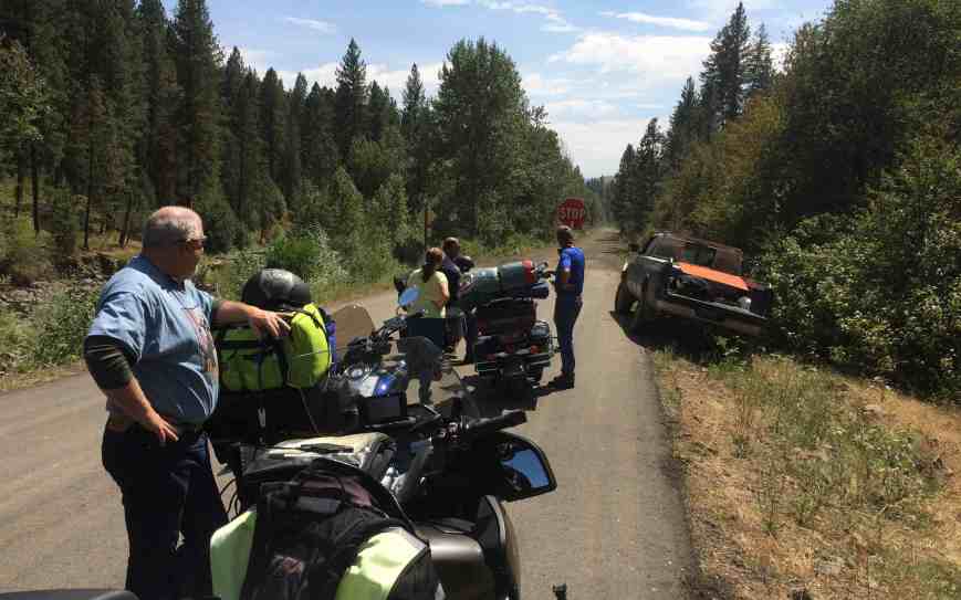 Waiting for the pilot car to show up.