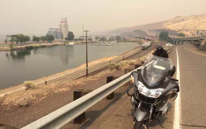 Smoke in the air at Arlington, OR