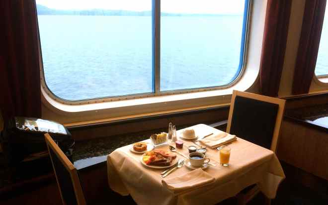 Our breakfast table