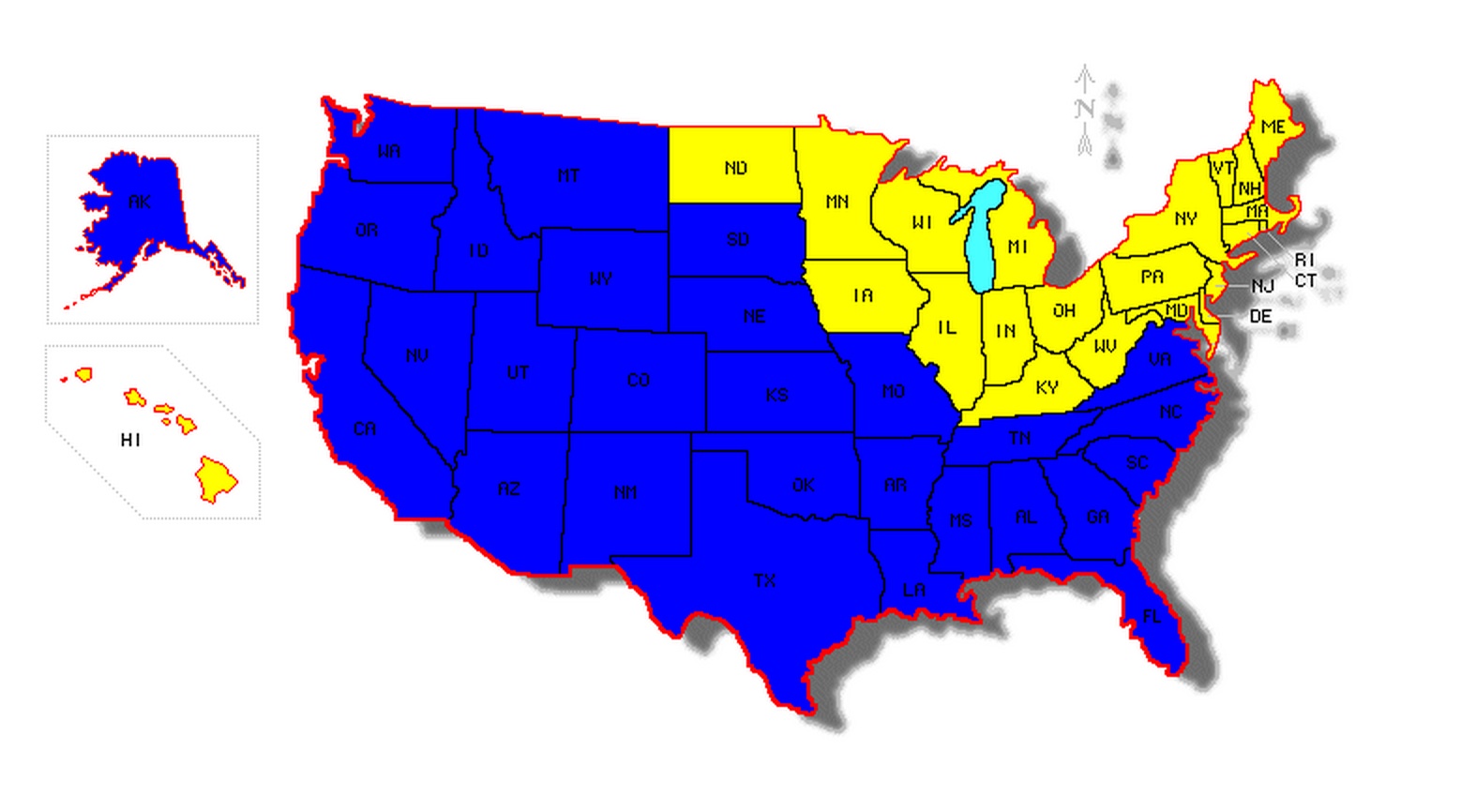 States visited