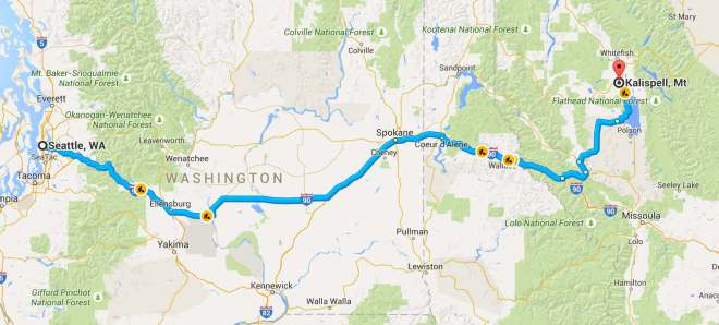 Day 1 Route
