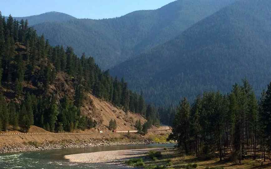 Hwy 135 north of St. Regis