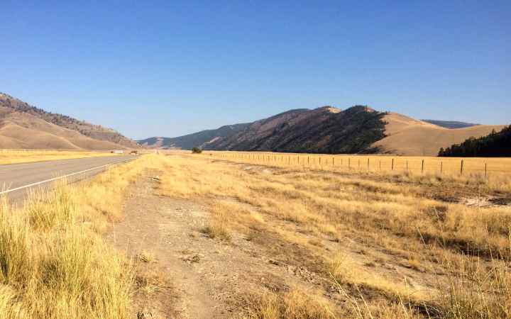 Hwy 28 southwest of Flathead Lake