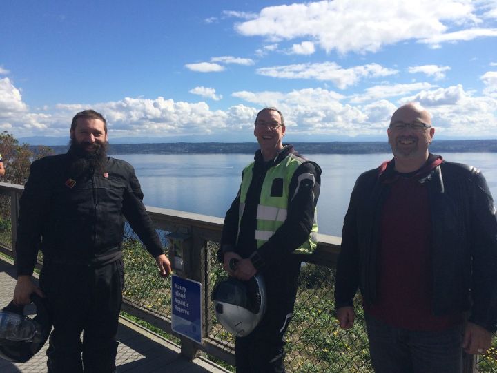 Forrest (left), Keith, Will (photo by Carson)