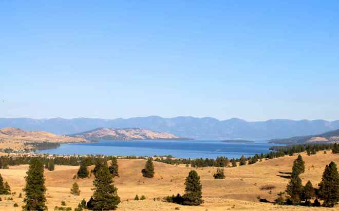 Southern portion of Flathead Lake