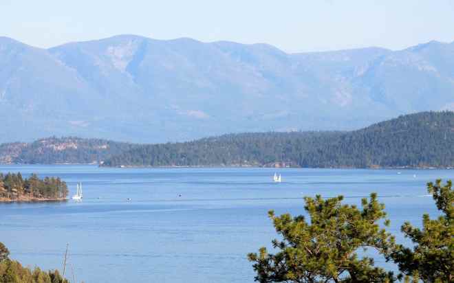 Flathead Lake near Lakeside, MT
