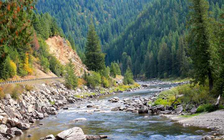 Lochsa River (looking back at where I've been)