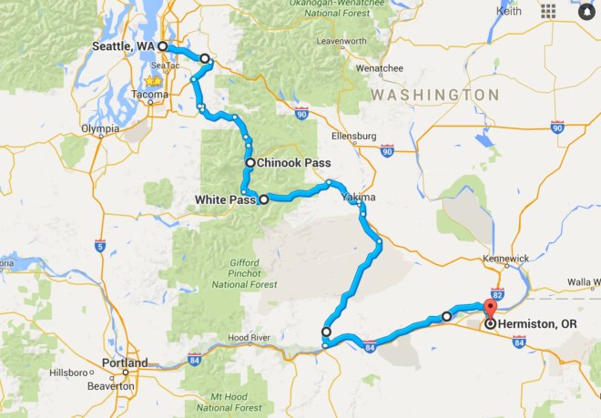 Day 1 Route
