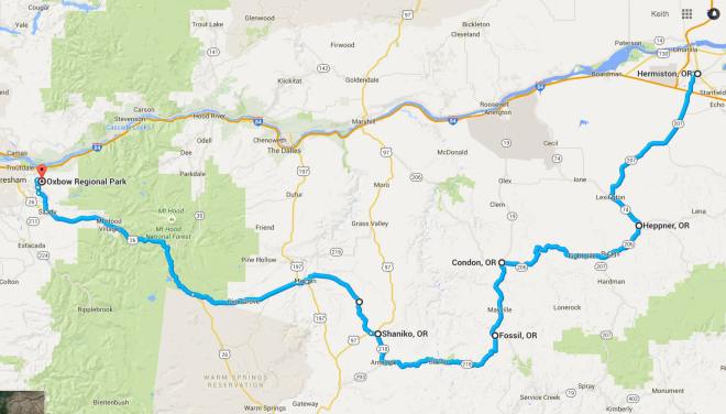 Day 2 Route