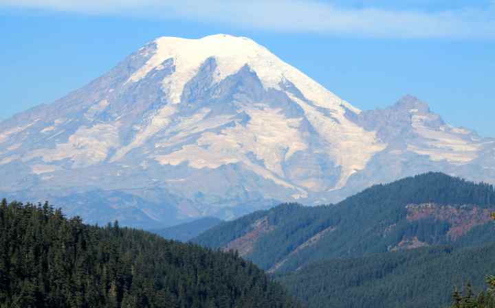 Mt Rainier from Hwy 12 near White Pass