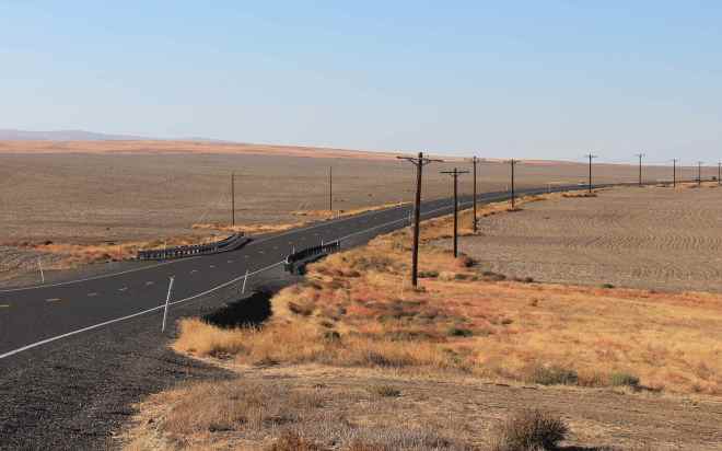 Leaving Hermiston bound for Heppner along Hwy 207